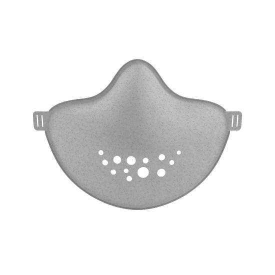 Koziol Community Mask - Økologisk Grå inkl. 1 filter