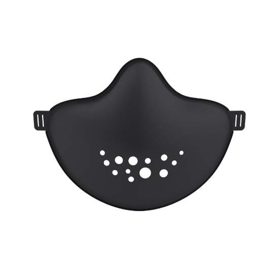 Koziol Community Mask - Cosmos Black inkl. 1 filter