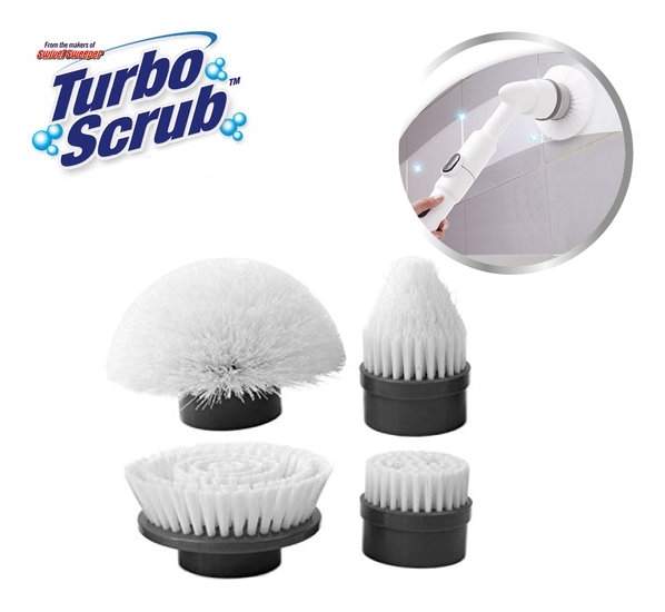 Turbo Scrub - børster - 4 stk