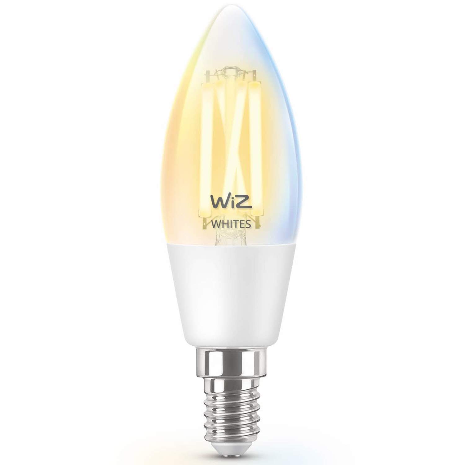 WiFi Smart LED E14 Krone 40W 470lm Filament Varm-kølig hvid