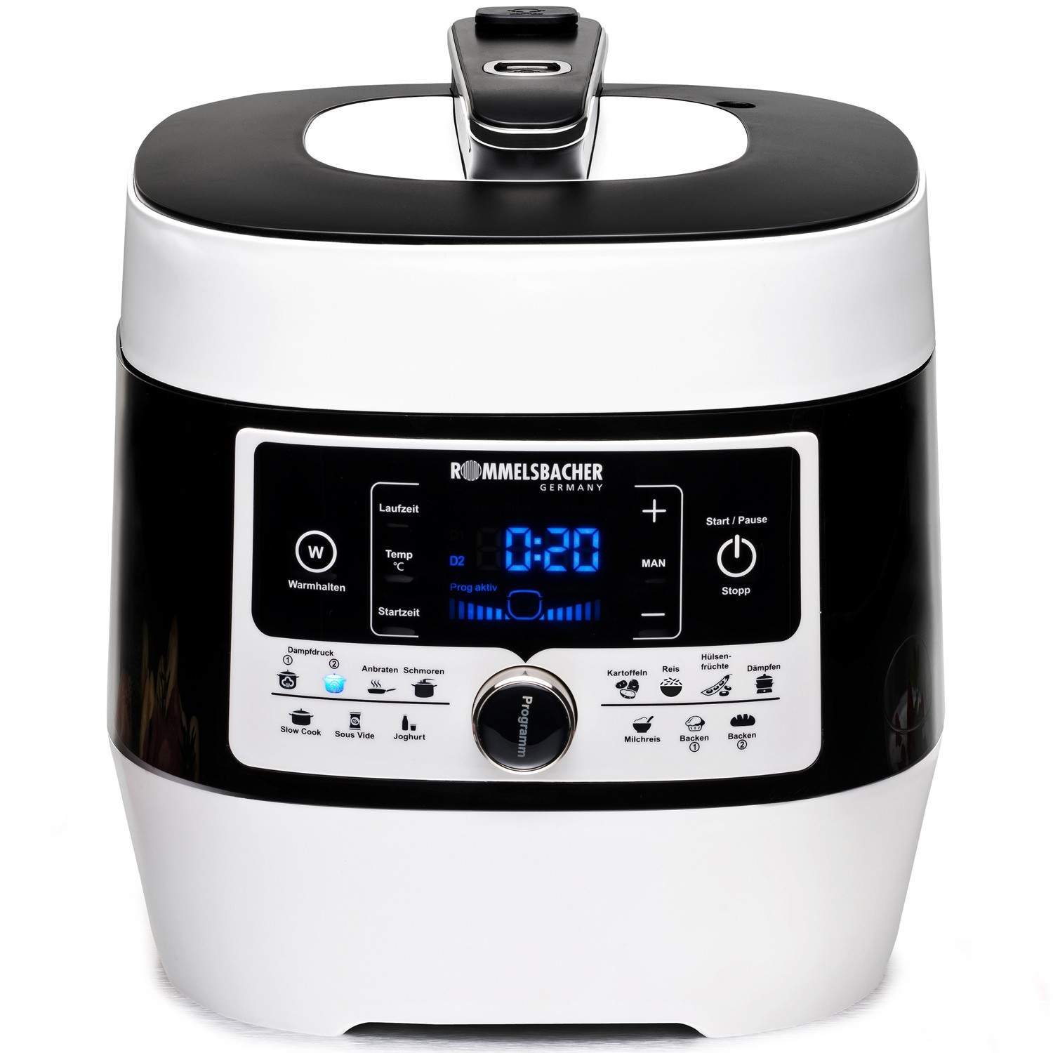 Monitoimikeitin/painekattila MD 1000 14 Ohjelma 1000W