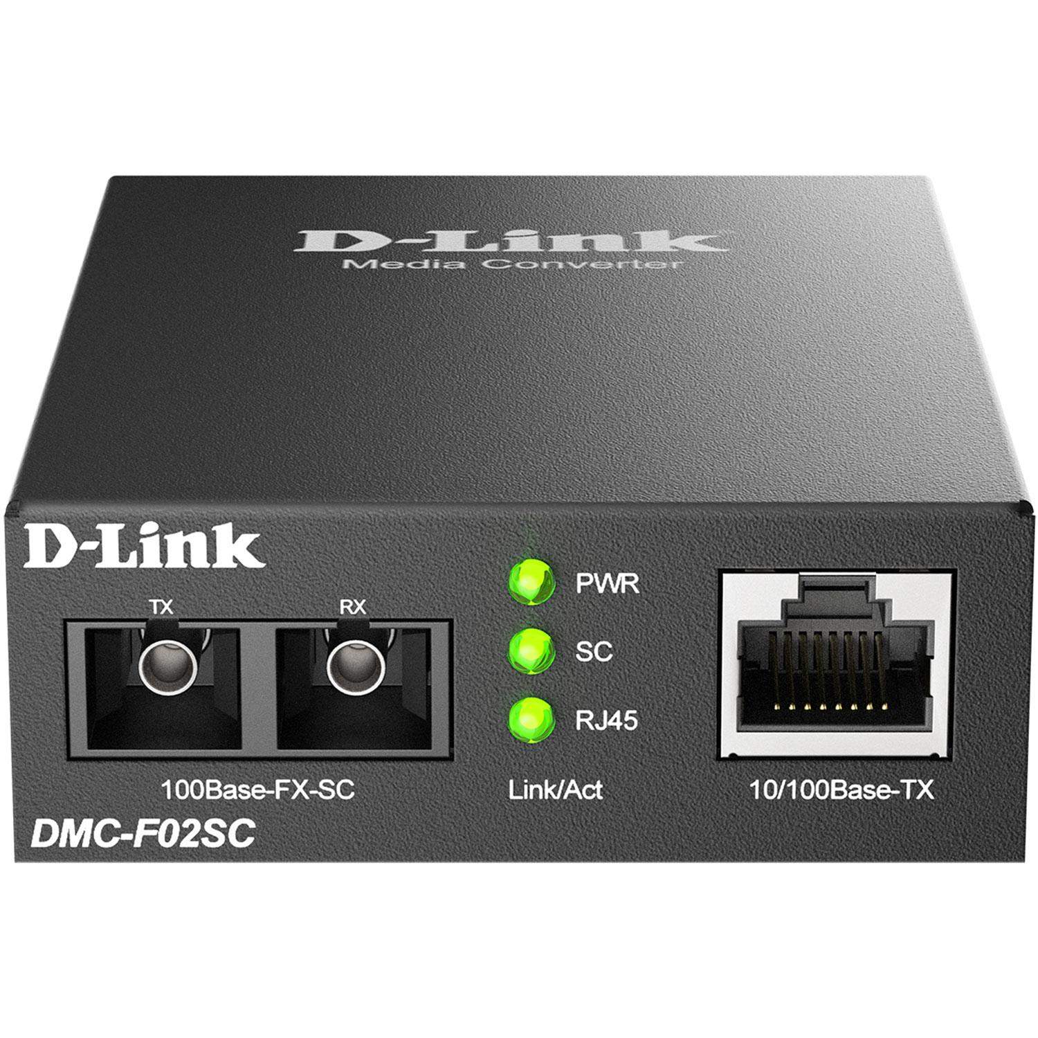 DMC-F02SC 10/100BaseTX - 100BaseFX SC Multi-mode Media Converter 2 km