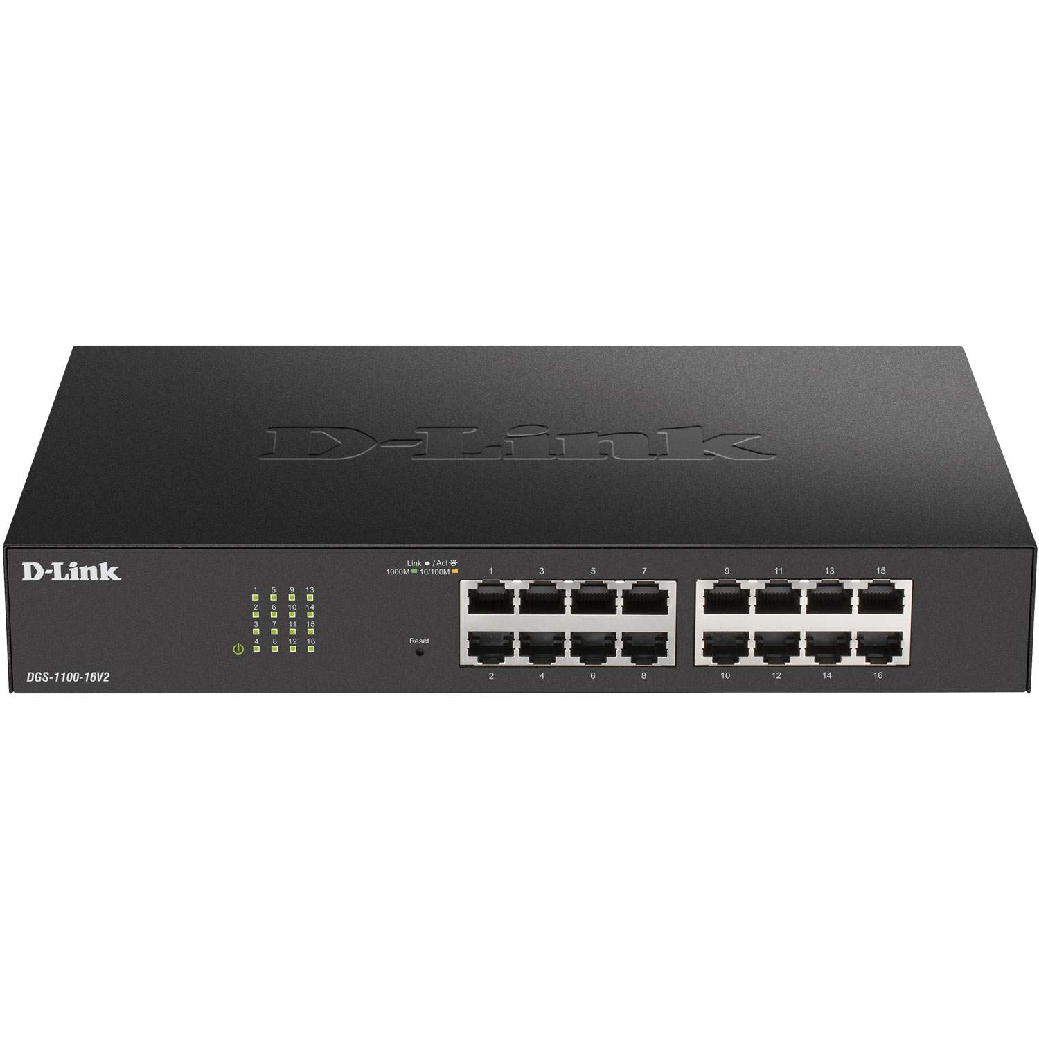 DGS-1100-16V2 16-porttinen älykäs hallittava Gigabit Switch