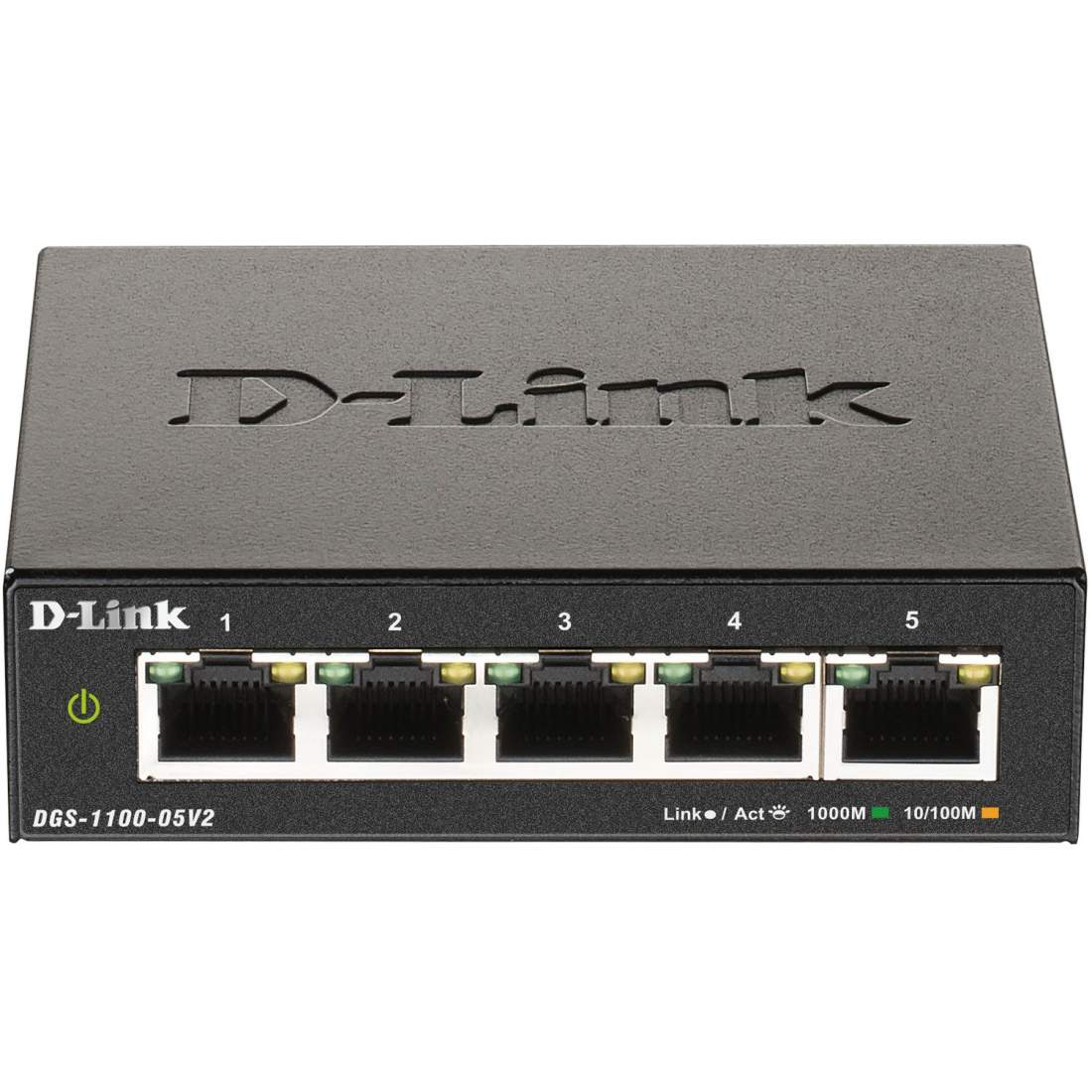 DGS-1100-05V2 5-port Smart Administrerbar Gigabitswitch | Elektronik - Kablar & Adaptrar - Switchar | Pryloteket