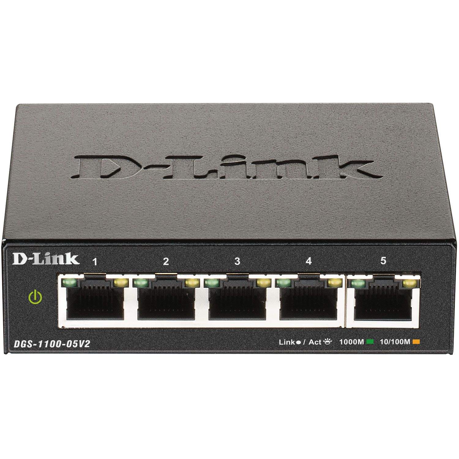 DGS-1100-05V2 5-ports smart administrerbar Gigabit-switch