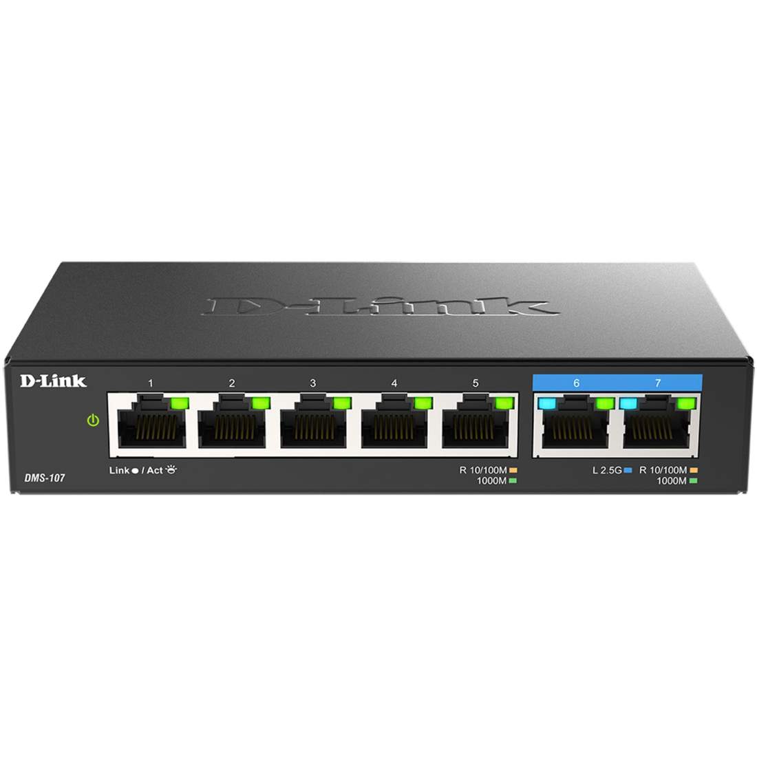DMS-107 7-port Multi-Gigabit Switch | Elektronik - Kablar & Adaptrar - Switchar | Pryloteket