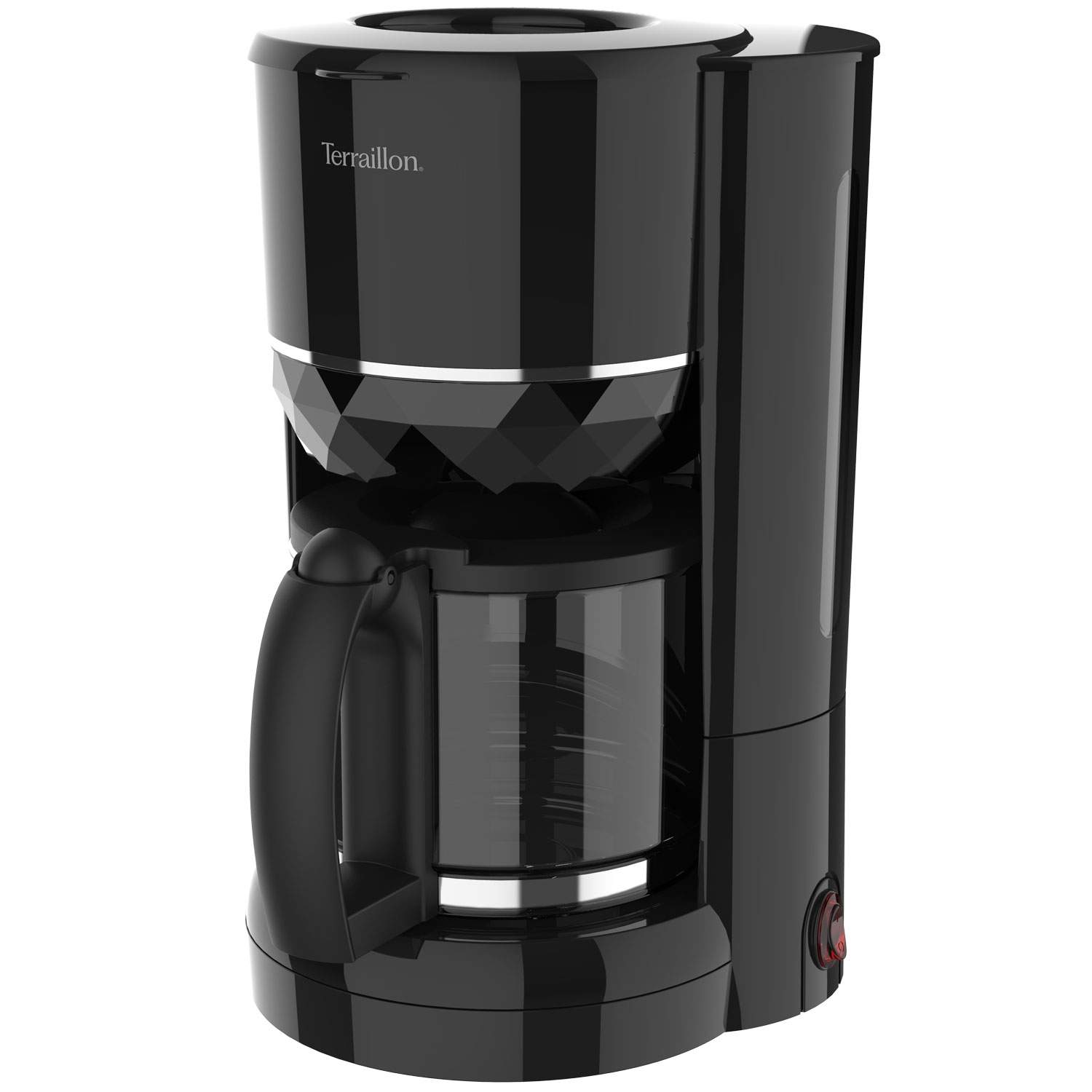 Kaffemaskine Diamond 1,25L 980W Drypstop sort billede