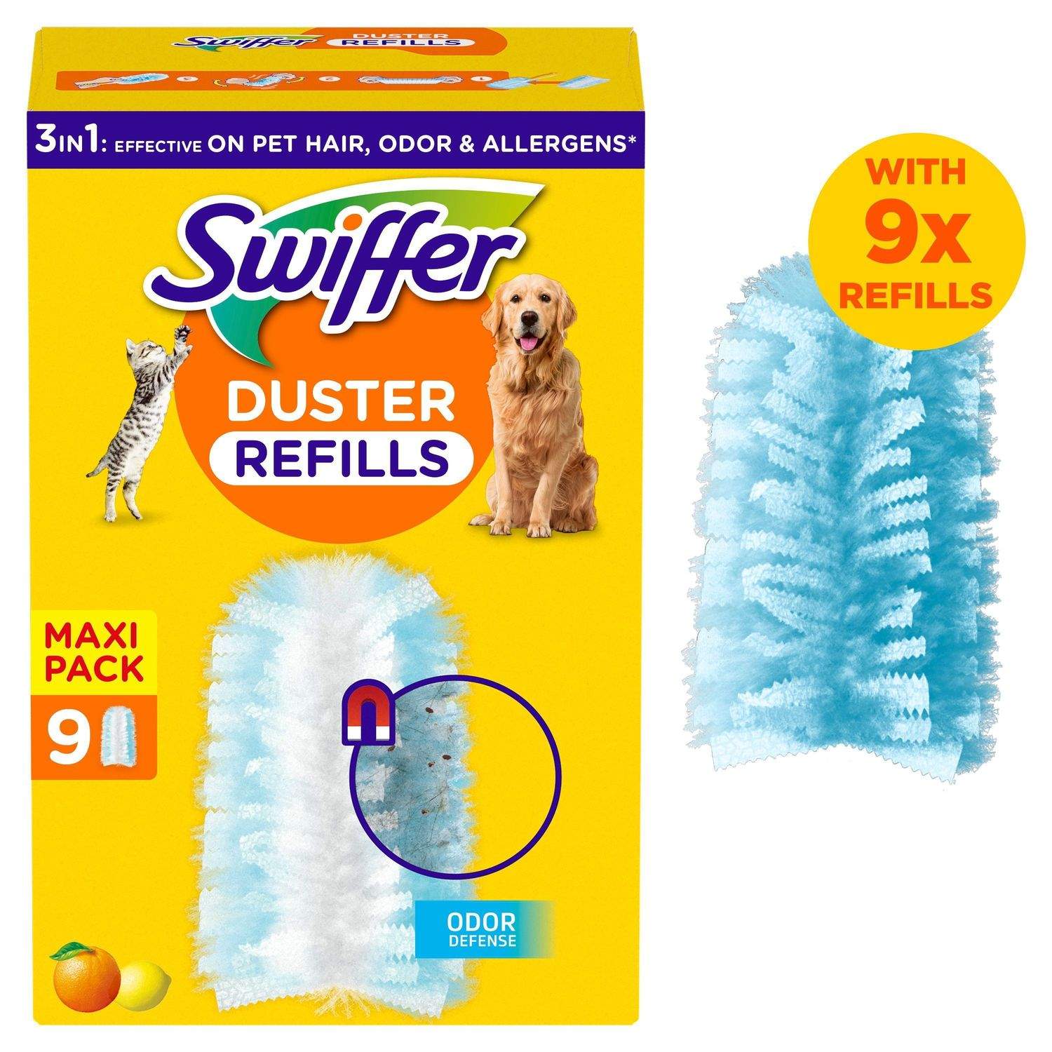 Dammvipa refills 9 stk Husdyr