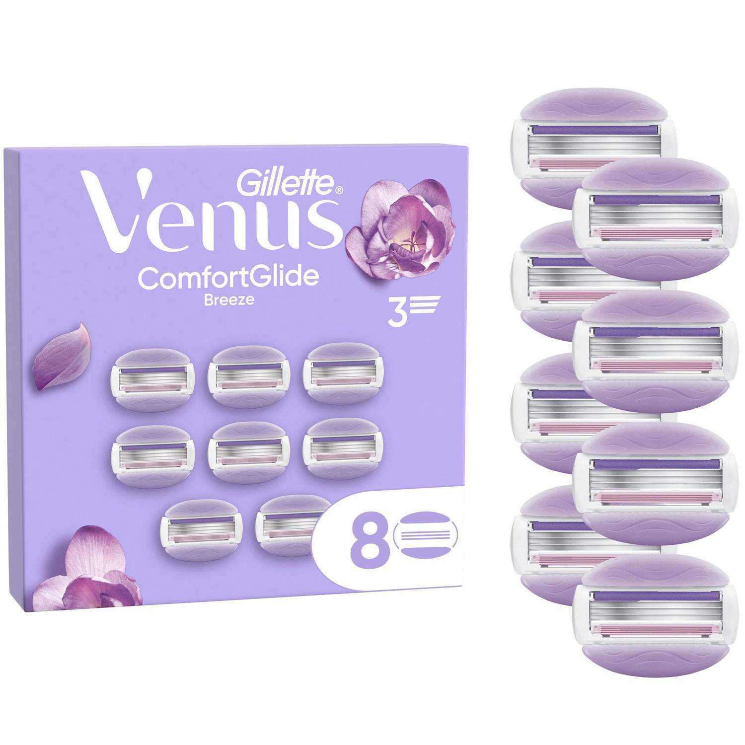 Barberblade Comfortglide Breeze 8 stk billede