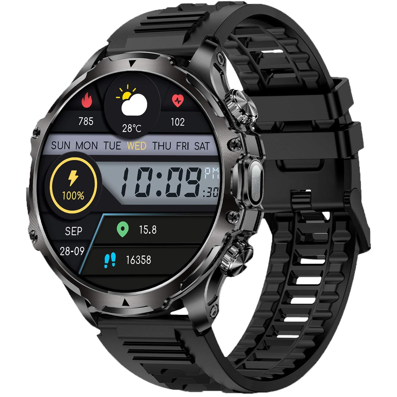 Smartklocka Venture - Svart | Elektronik - Ljud & Bild - Högtalare | Pryloteket