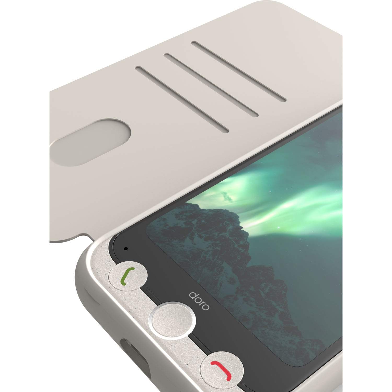 Pung etui Aurora A31 Bone-white billede