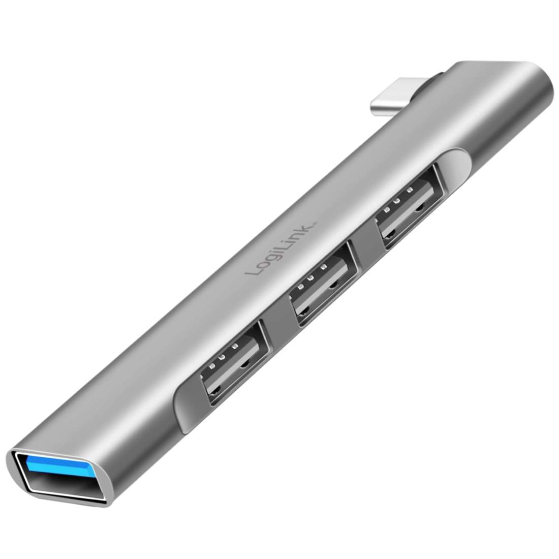 Ultraslim 4-port USB-C hub 1 x USB-A3.0, 3 x USB-A2.0 | Elektronik - Speltillbehör - Windows | Pryloteket