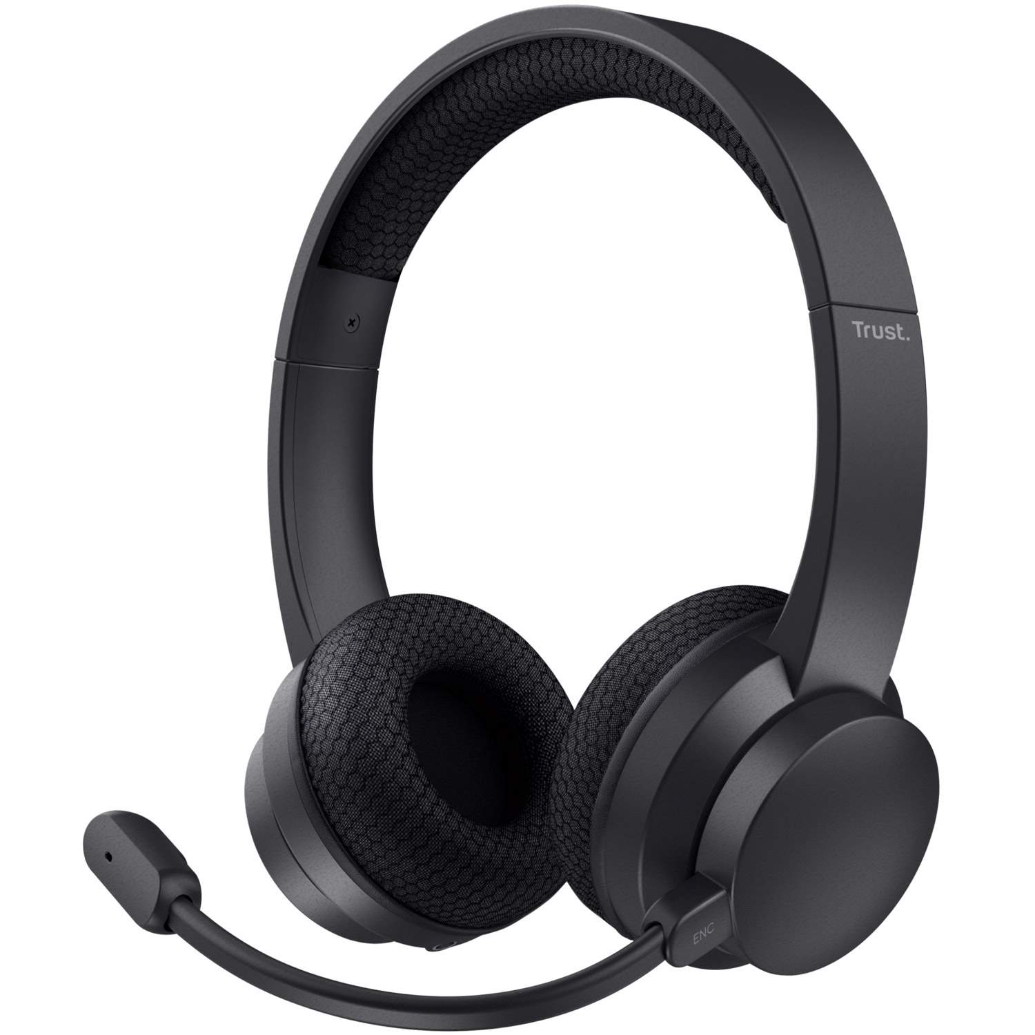 Ayda Wireless PC Headset Bluetooth ENC Musta