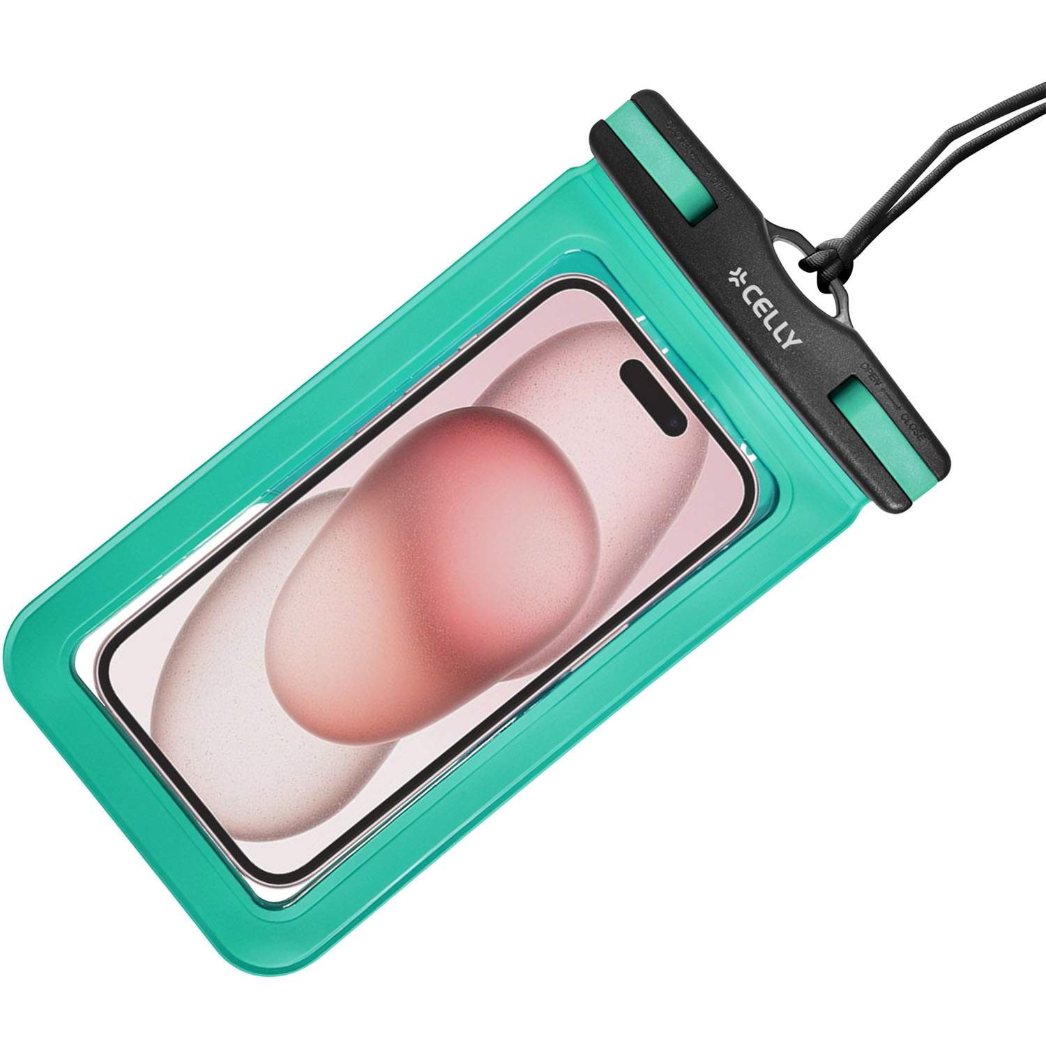 Splashbag Vattentät bag IP68 max 6,9"" Turkos | Hem & Hobby | Pryloteket