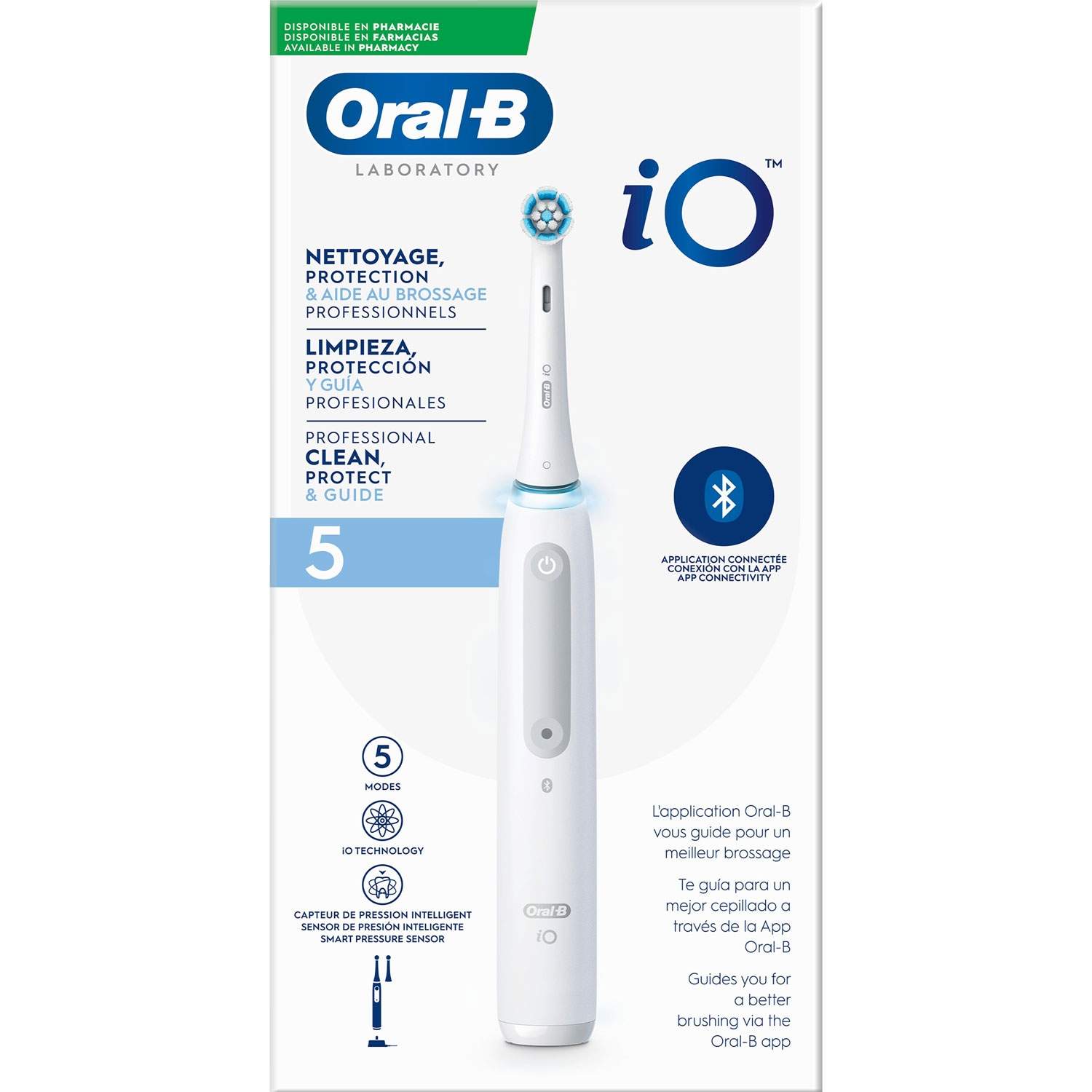 Oral-B iO Series 5 Laboratory Professional Elektrisk tandbørste Hvid