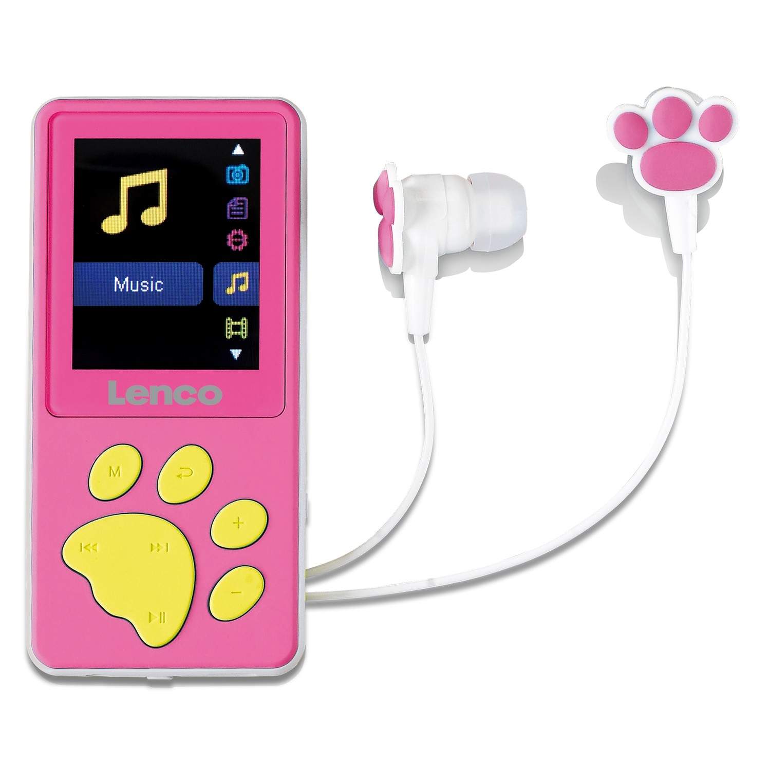 MP3/MP4-afspiller med 8GB hukommelse Pink billede