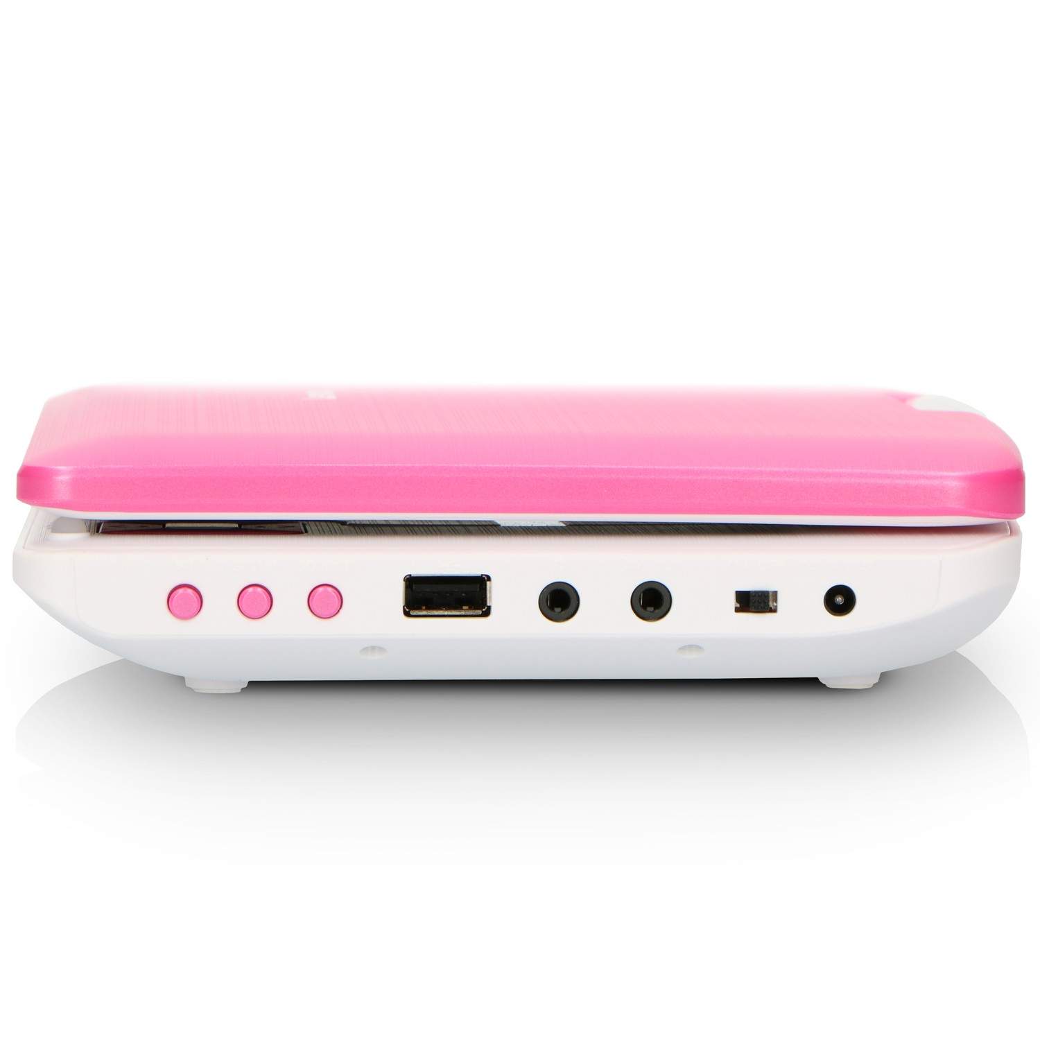 Alternativ bild 1 för Lenco DVP-910, Bärbar DVD-spelare, Cabriolet, Svart, Rosa, CD, DVD, 22,9 cm (9), TFT