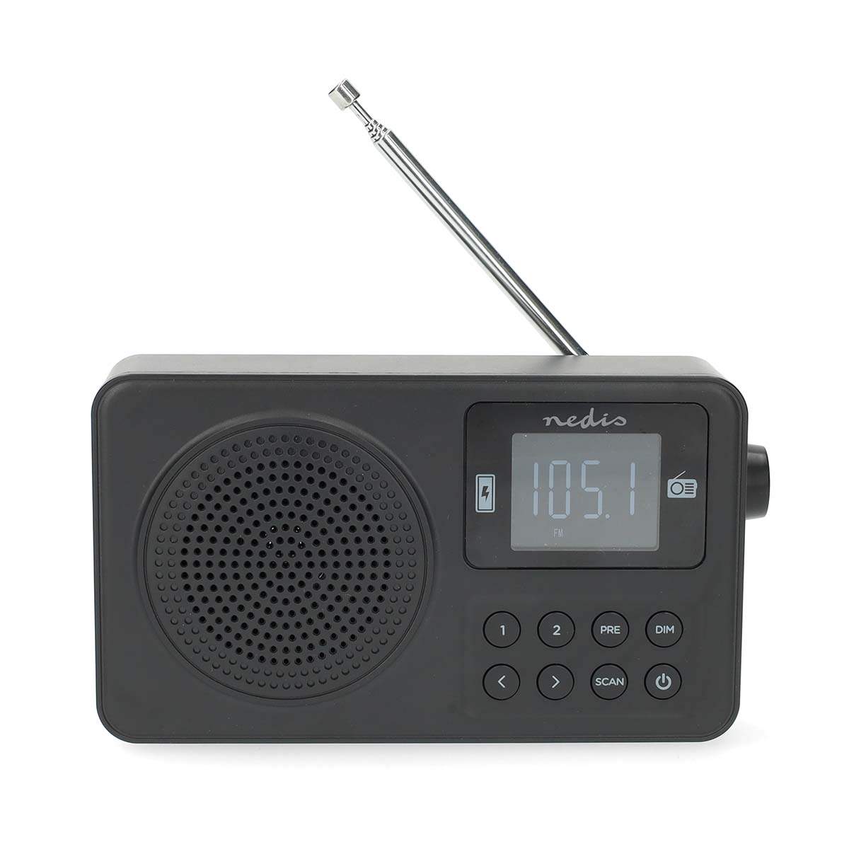 FM-radio Bärbar design FM Accu Powered / USB Powered Digital 2 W Skärmstorlek: 1,77"" Svart vit skärm Bluetooth® | Elektronik - Kablar & Adaptrar - Adaptrar & Signalomvandlare - Ljud | Pryloteket