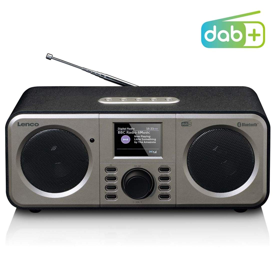 Stereo DAB+ FM-radio med Bluetooth® Black | Hem & Hobby - Hem & Hushåll - Sovrum | Pryloteket