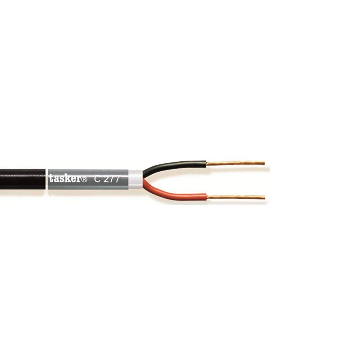 Kaiutinkaapeli kelalla 2x 4,00 mm² 50 m Musta