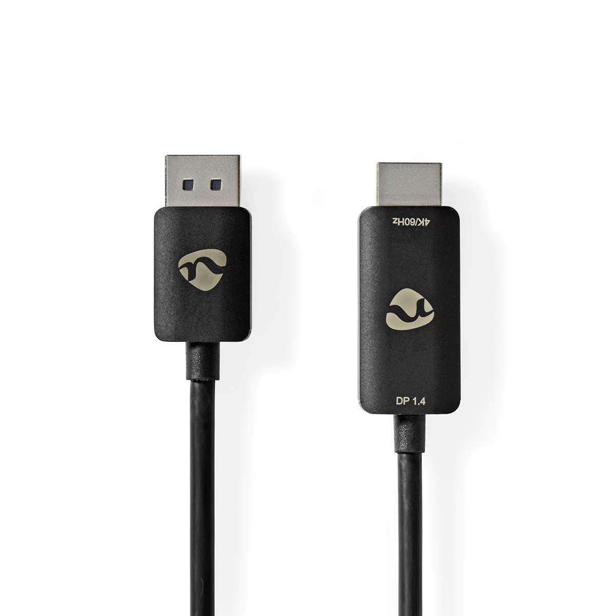 DisplayPort-adapter | DisplayPort Mand | HDMI™-stik | 8K@30Hz | Forniklet | Lige | 1,80 m | runde | TPE | Sort | Mærke