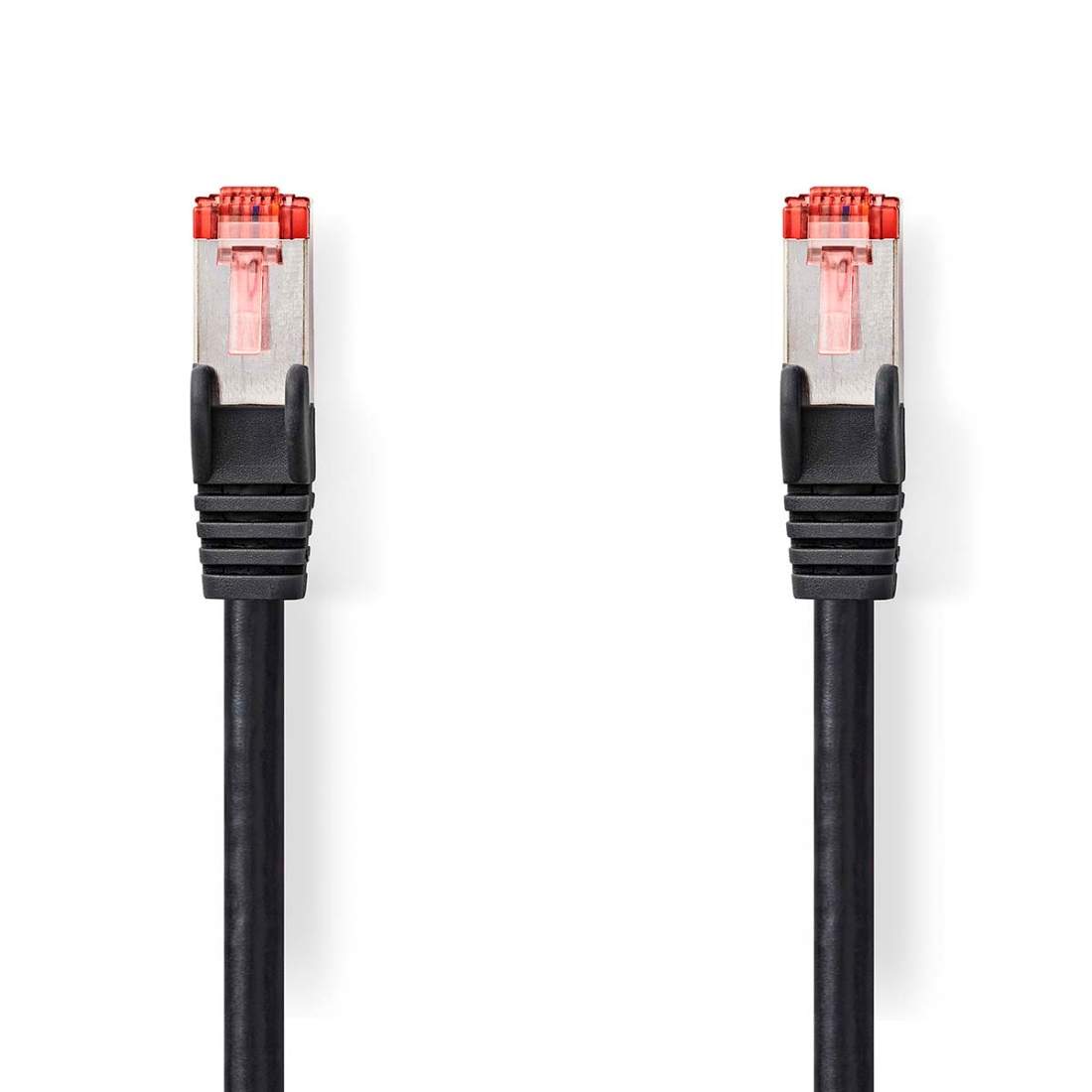 CAT6 nätverkskabel RJ45 hane RJ45 hane S/FTP 30,0 m Runda LSZH Svart Märka | Hem & Hobby | Pryloteket