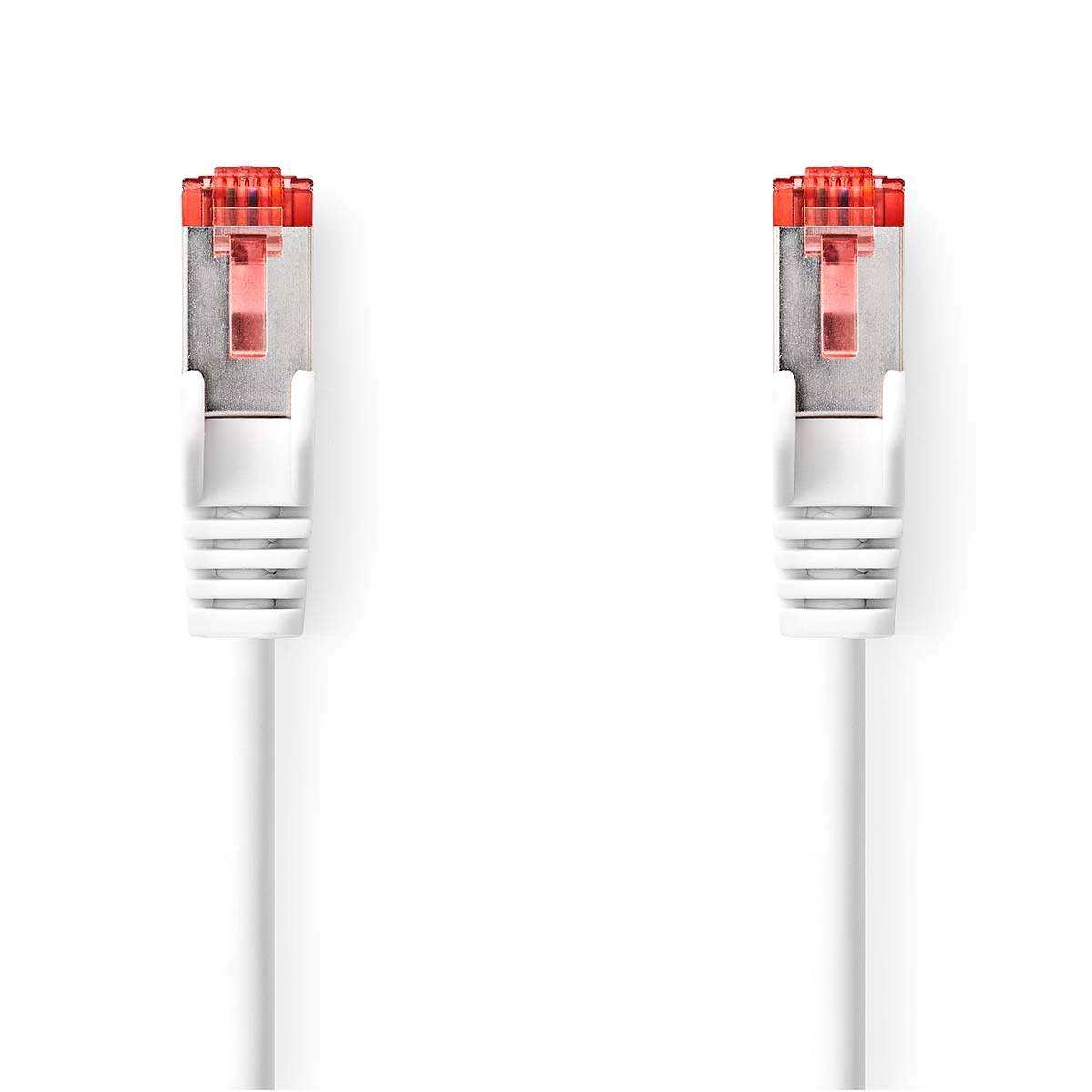 CAT6 netværkskabel | RJ45 Mand | RJ45 Mand | S/FTP | 5,00 m | runde | LSZH | Hvid | Mærke