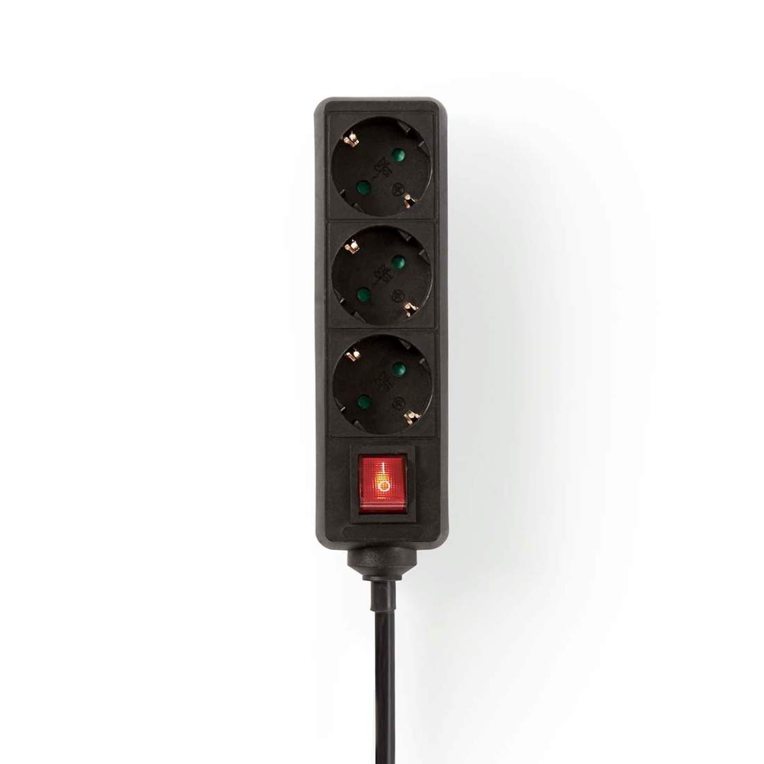 Förlängningsuttag Typ F (CEE 7/7) 3-vägs 1,50 m 3680 W 16 A Typ av jordning: Sidokontakter 230 V AC 50/60 Hz Hyl | Hem & Hobby | Pryloteket