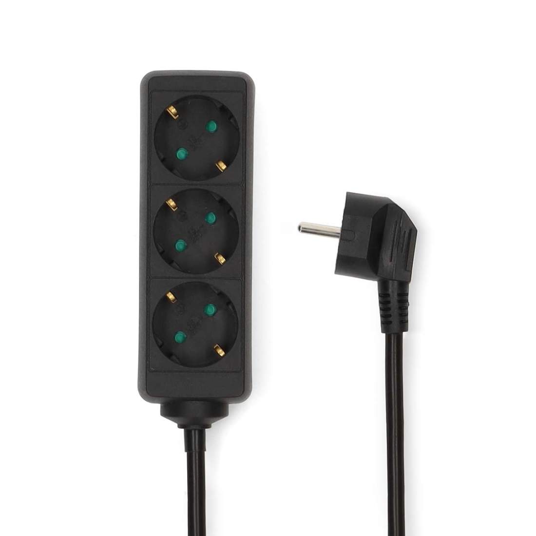 Förlängningsuttag Typ F (CEE 7/7) 3-vägs 1,50 m 3680 W 16 A Typ av jordning: Sidokontakter 230 V AC 50/60 Hz Hyl | Hem & Hobby | Pryloteket