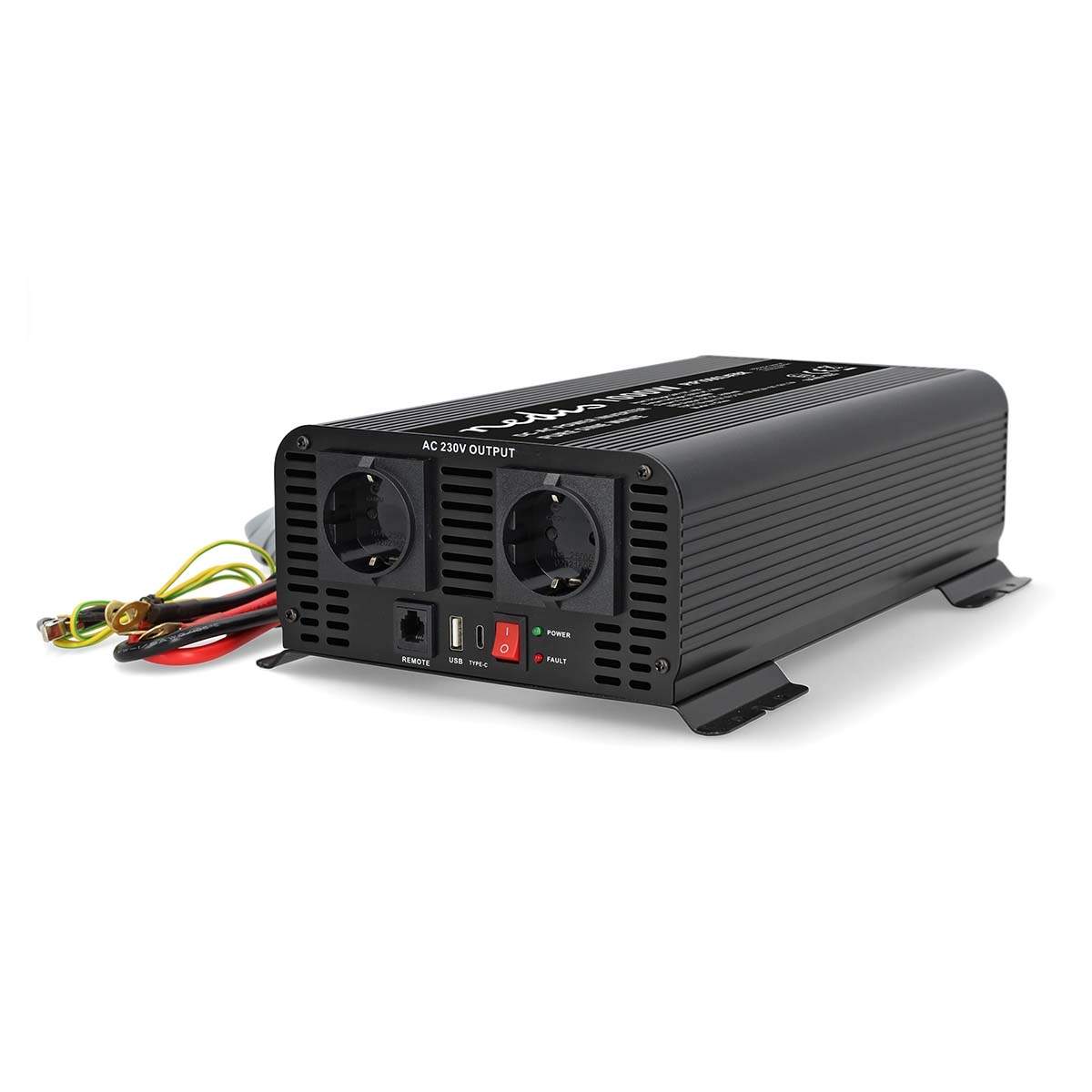 Power Inverter Pure Sine Wave Inspänning: 24 V DC Enhetens strömutgångsanslutningar: Typ F (CEE 7/3) / USB-A / USB-C™ 230 | Elektronik | Pryloteket