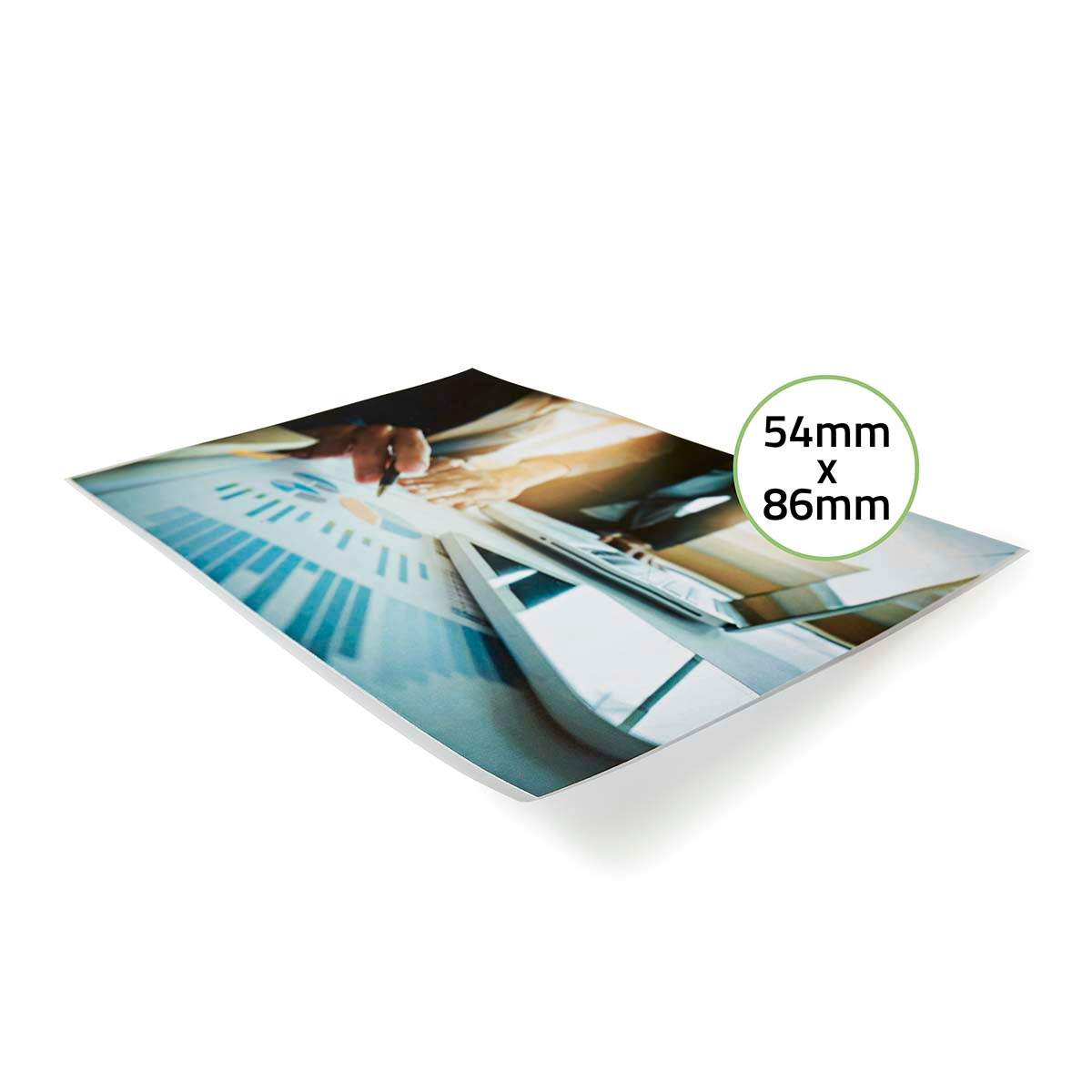 Lamineringsfilm 54x86mm Tjocklek: 125 µm Förpackad per: 100 st PET Transparent | Elektronik - Kablar & Adaptrar - Adaptrar & Signalomvandlare - USB | Pryloteket