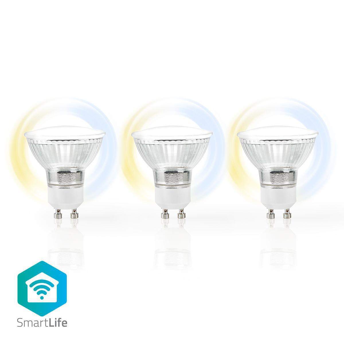 SmartLife LED-spot | Wi-Fi | GU10 | 400 lm | 5 W | Cool White / Warm White | 2700 - 6500 K | Energiklasse: F | Android™ / IOS |
