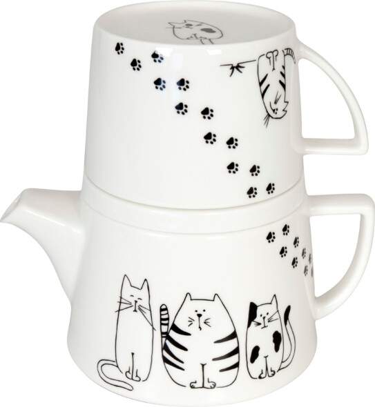Tea For One Funny Cats | Hem & Hobby - Husdjur - Katt | Pryloteket