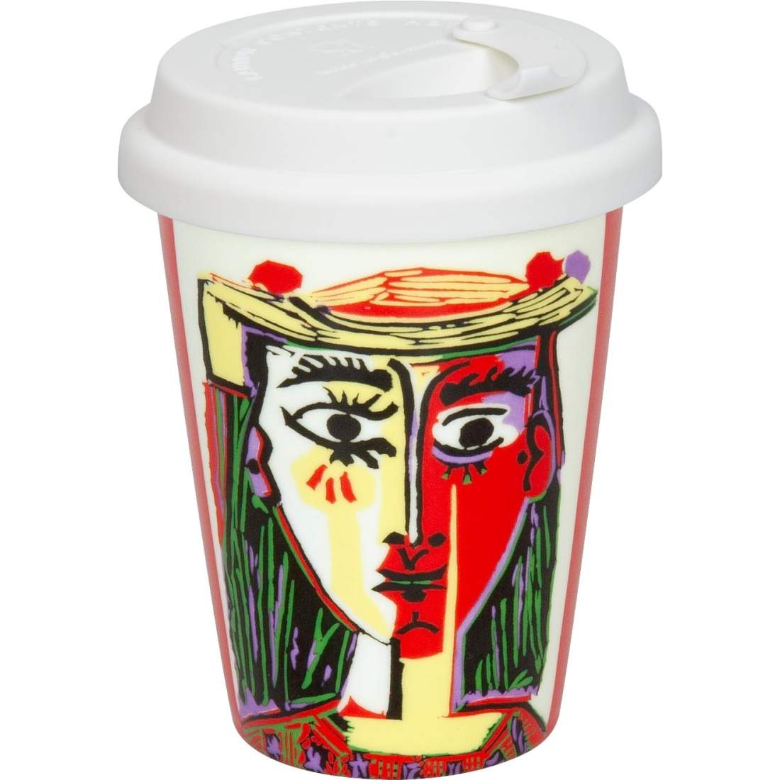 Picasso Travel Mug Femme Au Chapeau | Hem & Hobby - Hem & Hushåll - Kök - Servering - Muggar | Pryloteket