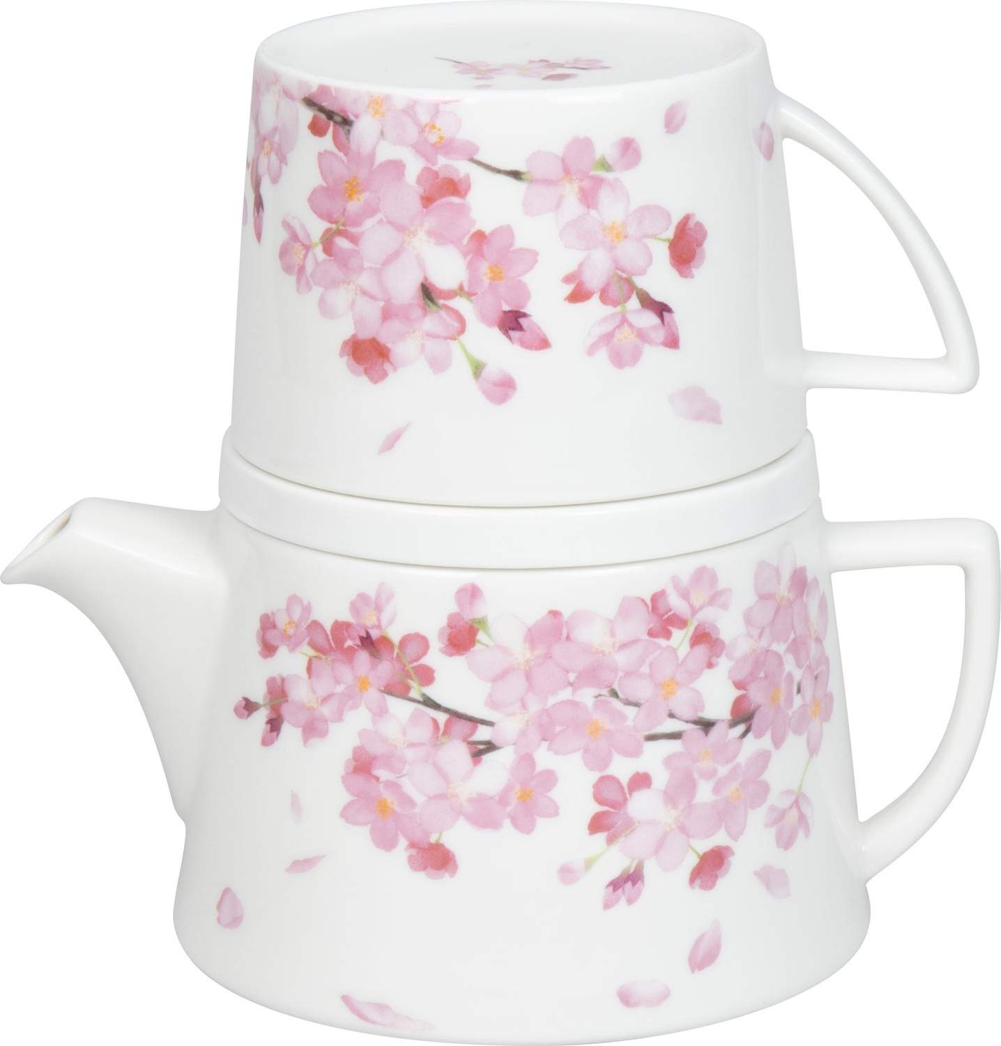 Te til en kirsebærblomst