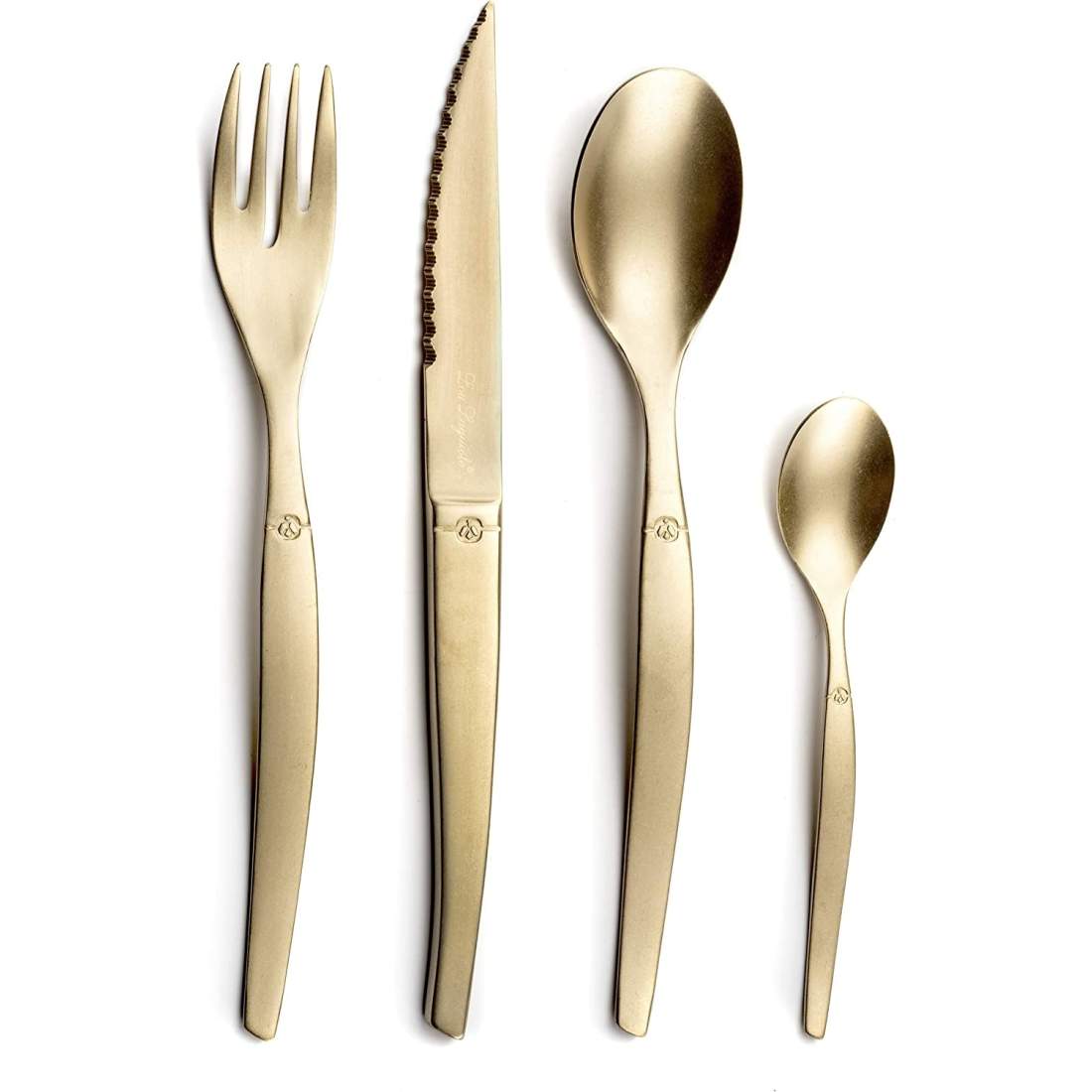 Jet Bestickset 16 dels stonewash champagne | Hem & Hobby - Hem & Hushåll - Kök - Servering - Bestick | Pryloteket