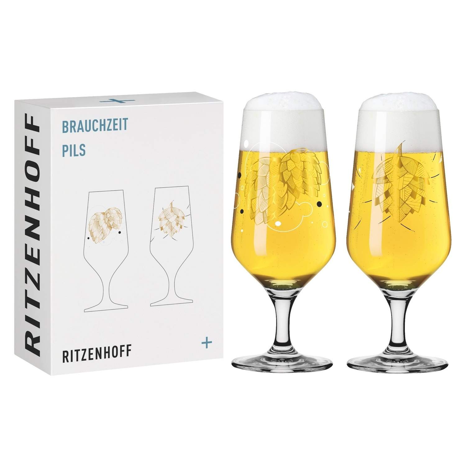 Brauchzeit Ølglas Pils 2-p NO: 1& 2
