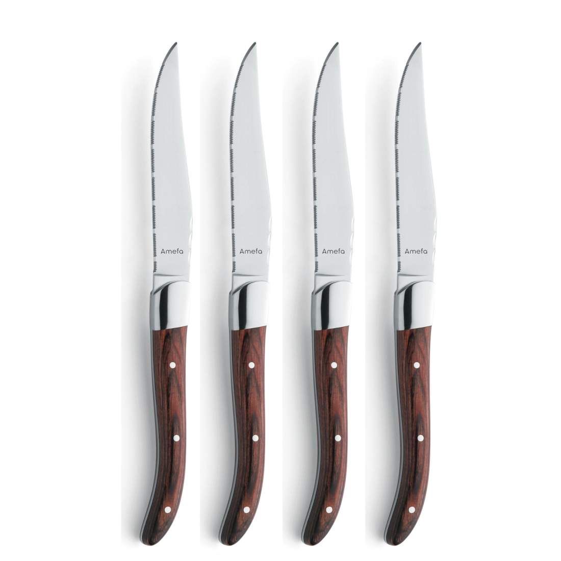 Grillkniv Royal Steak 4-p Brown i träbox | Hem & Hobby - Hem & Hushåll - Kök - Servering - Bestick | Pryloteket