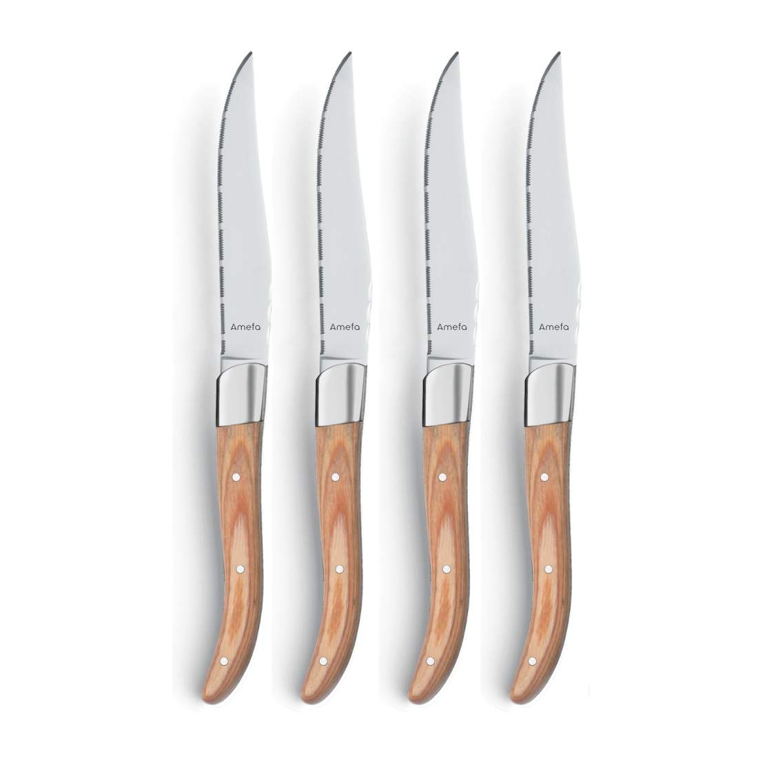 Grillkniv Royal Steak 4-p Natural i träbox | Hem & Hobby - Hem & Hushåll - Kök - Servering - Bestick | Pryloteket