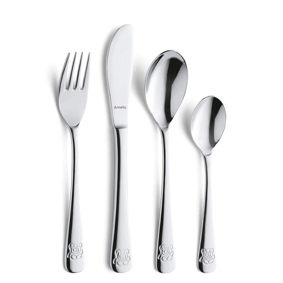 Børnebestik Teddy 4-s