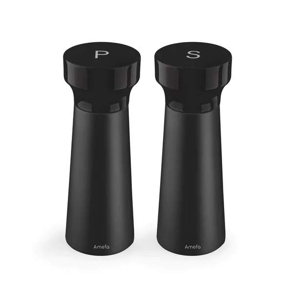 Salt & Pebermølle Moderne Sort 15cm 2-p