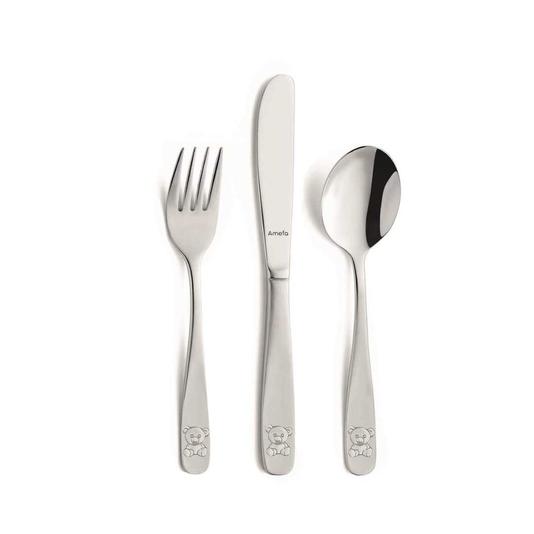 Barnbestick Bear 3-p | Hem & Hobby - Hem & Hushåll - Kök - Servering - Bestick | Pryloteket