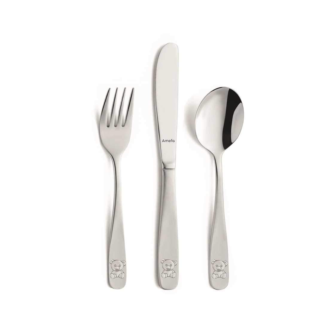 Lasten ruokailuvälineet Bear 3-s