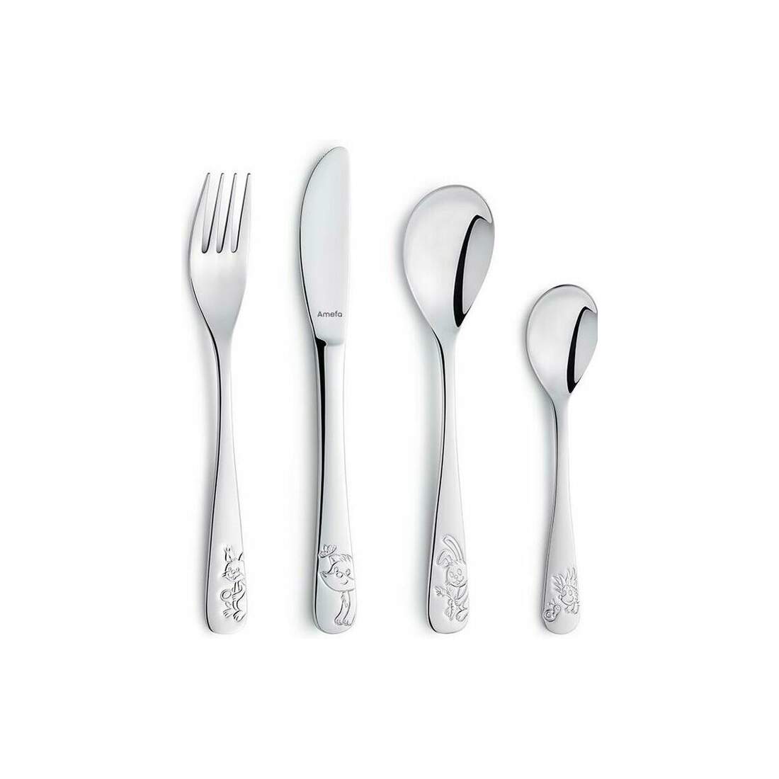 Barnbestick Forest Friends 4-p | Hem & Hobby - Hem & Hushåll - Kök - Servering - Bestick | Pryloteket