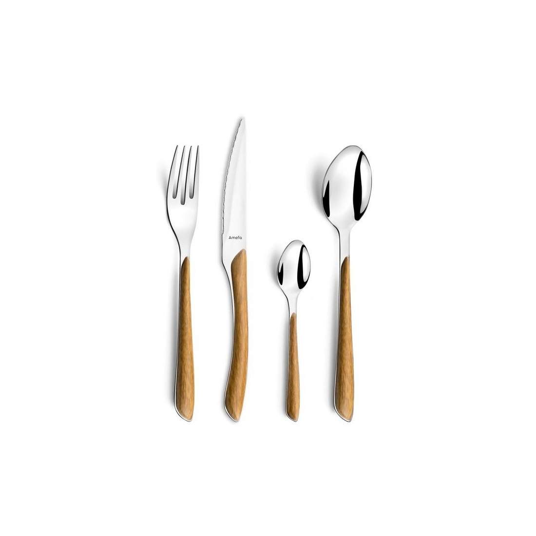 Eclat Bestickset 16-Delar Natur | Hem & Hobby - Hem & Hushåll - Kök - Servering - Bestick | Pryloteket