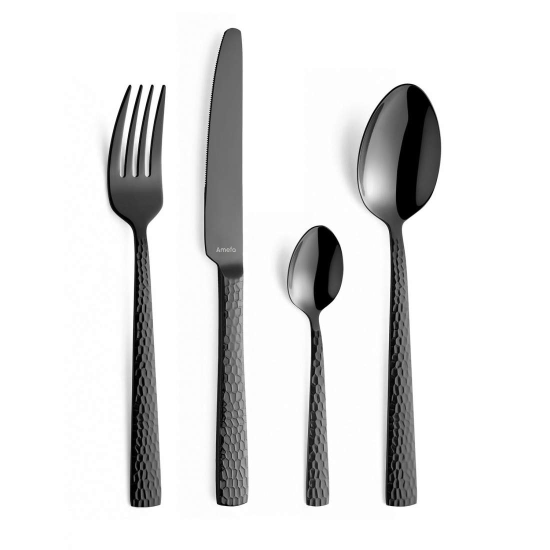 Felicity bestickset 24 dels Stainless Svart | Hem & Hobby - Hem & Hushåll - Kök - Servering - Bestick | Pryloteket