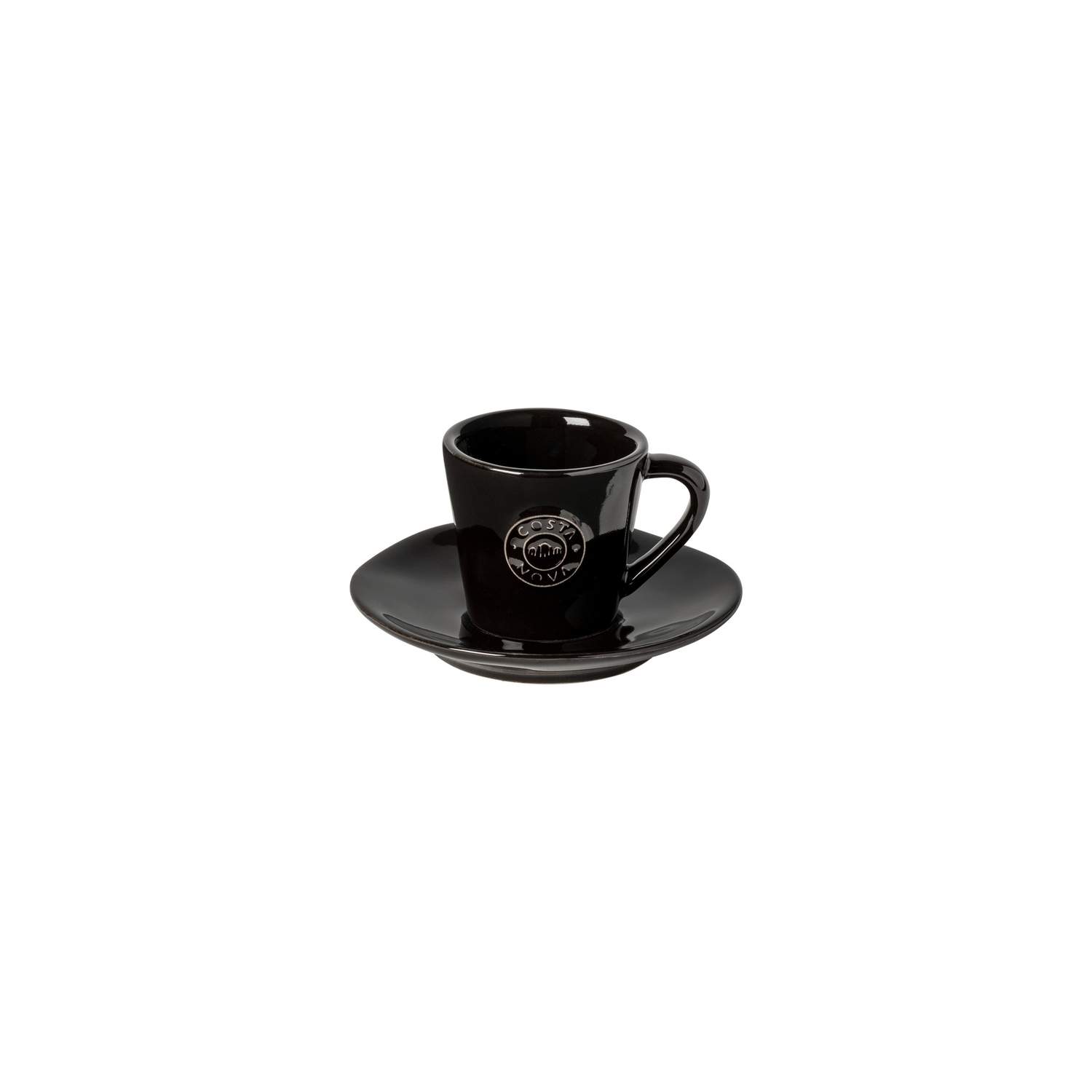 Espressokop med underkop Nova Black