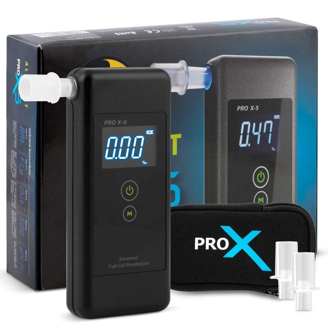 Elektrokemisk alkomätare AlcoForce PRO X-5 | Hem & Hobby | Pryloteket