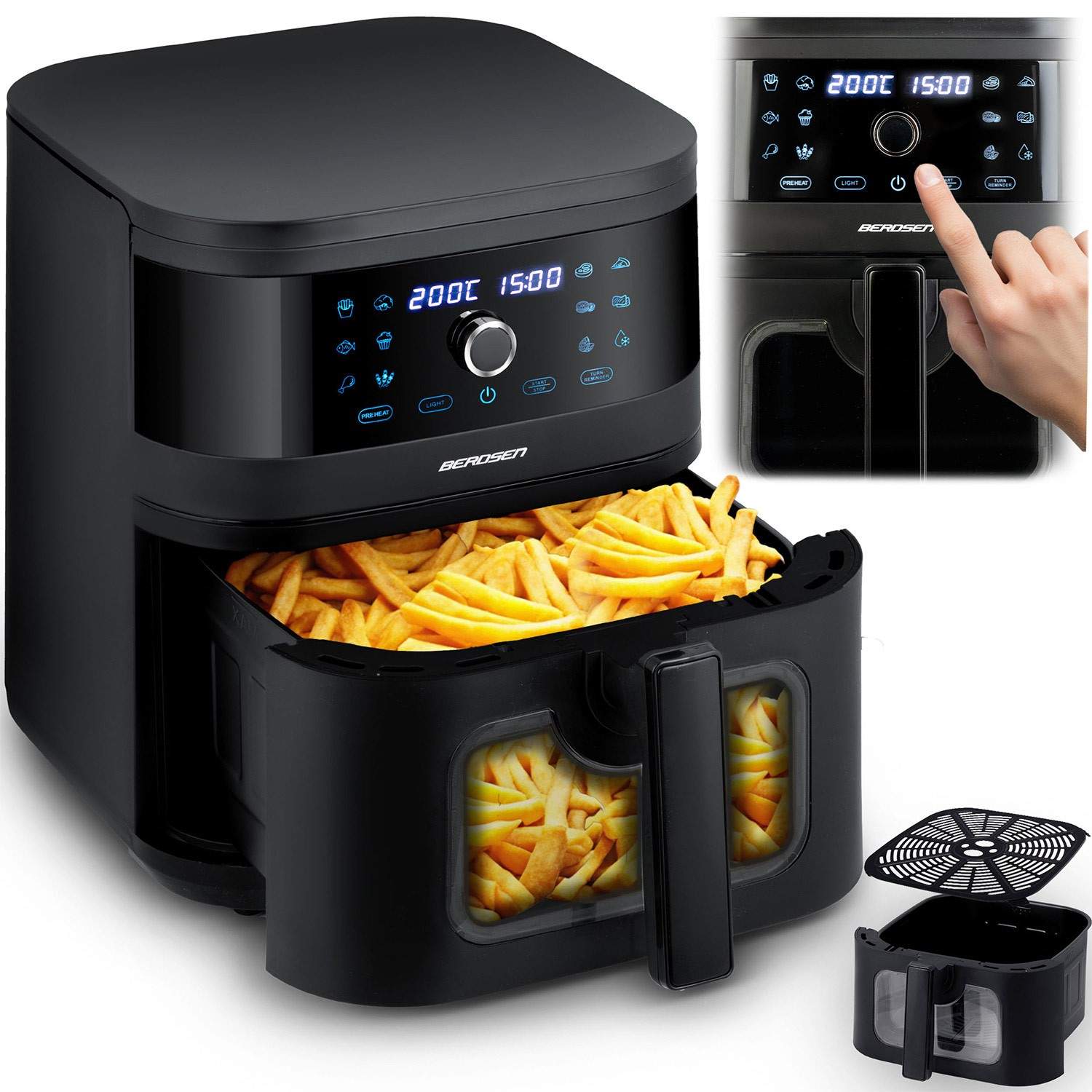 Airfryer Berdsen BD-661 sort
