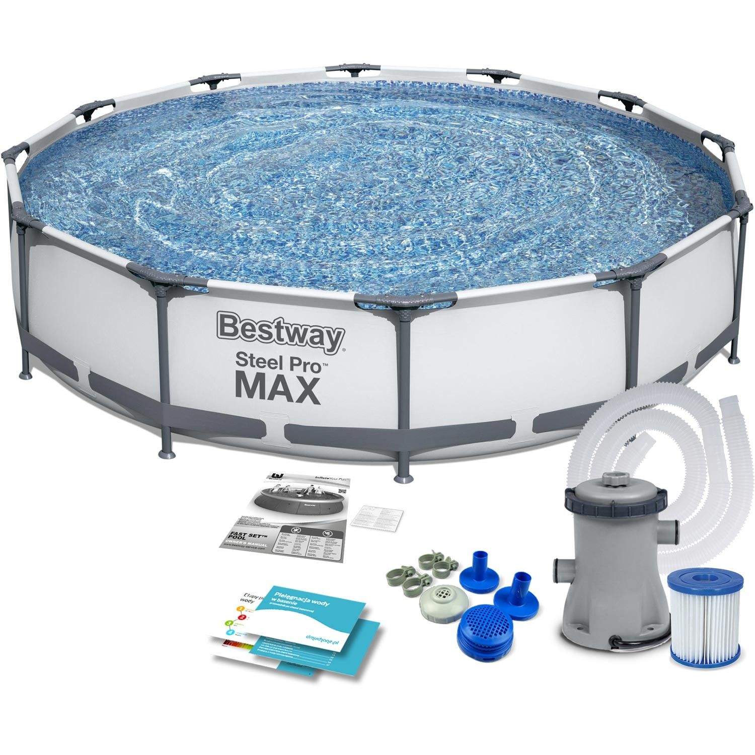 Ramme havepool 366 x 76 cm 9 i 1 Bestway 56416